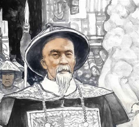 Portret Ding Baozhen (slika ali ilustracija)