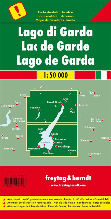 Zemljevid Toscolano Maderno in Gardskega jezera