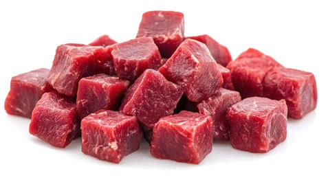 Sestavine za goveje kocke v omaki
