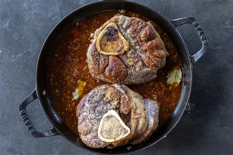 Pečen Osso buco s prilogo