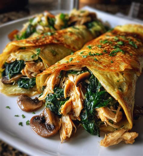 Photo of savory gratinirane palačinke with mushroom filling