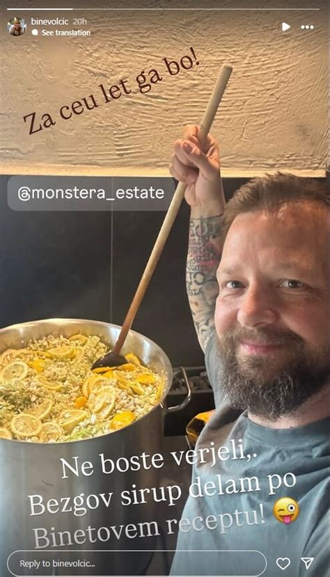 Šef Bine Volčič pripravlja čemaževe raviole