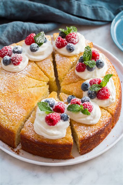 Photo of all the ingredients for the detailed yogurt cake recipe, neatly arranged on a counter.