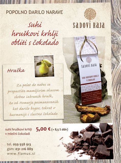 suhi kakiji obliti s čokolado