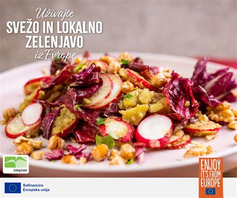 Infografika, ki prikazuje sezonsko zelenjavo po mesecih v Sloveniji, s poudarkom na prehodnih obdobjih.