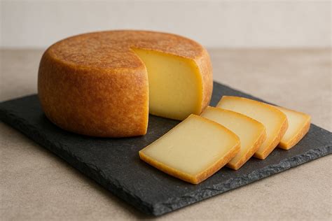 Thematic photo of Bohinj cheese mohant with a unique texture and color