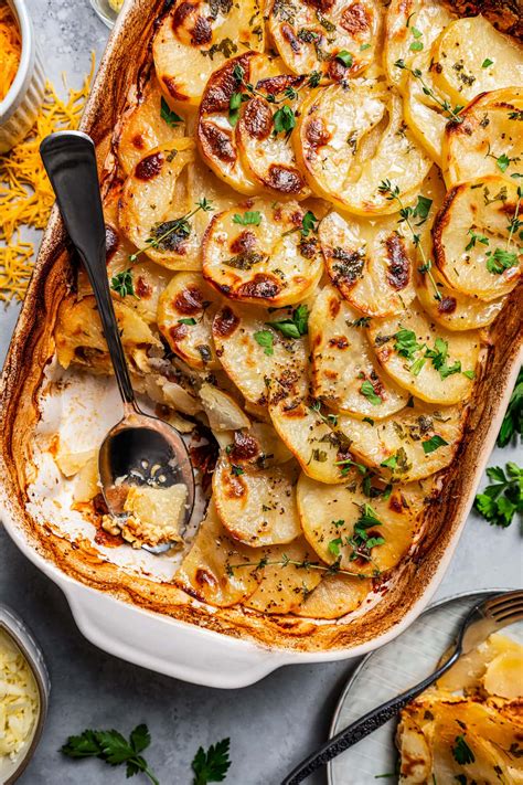Dish with Bohinj mohant cheese and baked potatoes