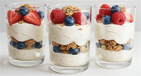 Thematic photo of yogurt mousse with berries