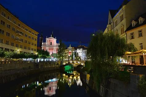 Tematska fotografija starega mestnega jedra Ljubljane