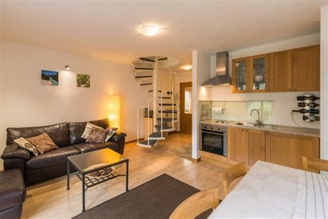 Sodobno opremljen apartma z kuhinjo in dnevnim prostorom