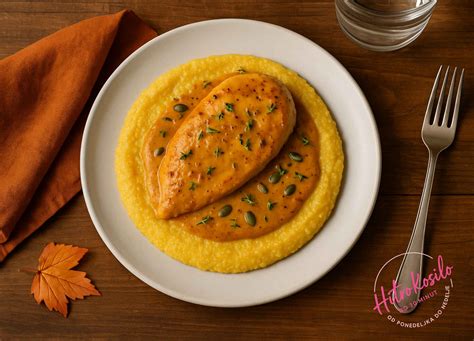 Pripravljena piščančja omaka s šalotko, timijanom in belim vinom