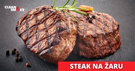 Prikaz različnih vrst steakov na žaru