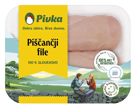Fotografija različnih kakovostnih piščančjih izdelkov Pivka Perutninarstvo