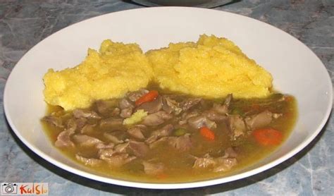 fotografija kuhanih piščančjih želodčkov