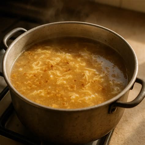 Tradicionalna slovenska prežganka z jajcem