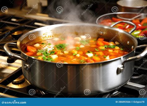 Thematic photo of a traditional Slovenian kitchen with a pot of cabbage and potatoes simmering on the stove.