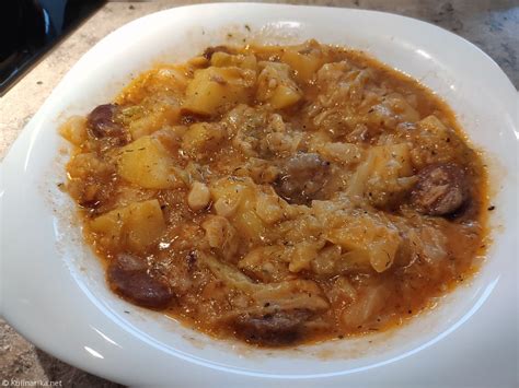 Sestavine za dušeno zelje