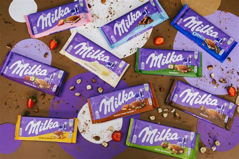 Tematsko fotografijo čokolade Milka in kakavovih zrn