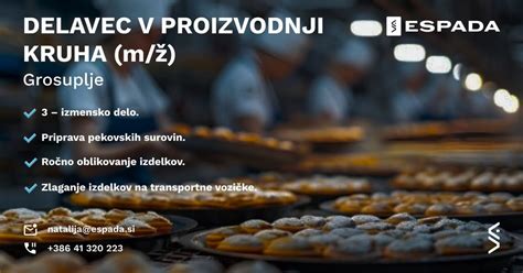 Shema pravilnega shranjevanja pekovskih izdelkov