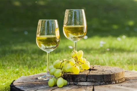 Steklenica in kozarec belega vina Grüner Veltliner na mizi