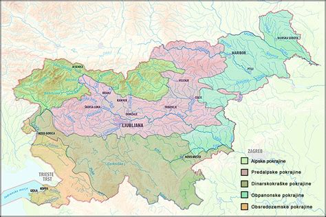Raznolika pokrajina Slovenije, ki vpliva na kulinarično tradicijo