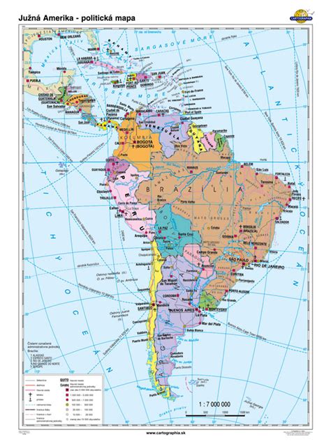 Stara mapa Južne Amerike z označenimi Andimi in Peru-Bolivijo
