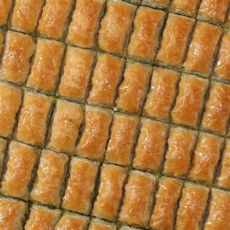 Tematsko fotografija turške baklave s pistacijami