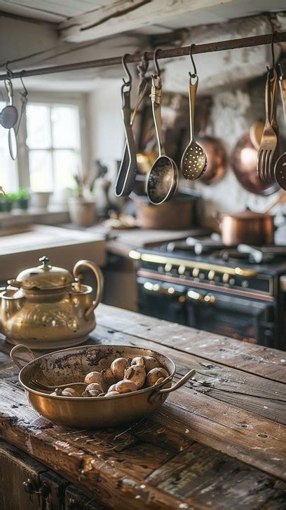 Thematic photo of a rustic kitchen with a pot on the stove, hinting at traditional cooking or corn porridge
