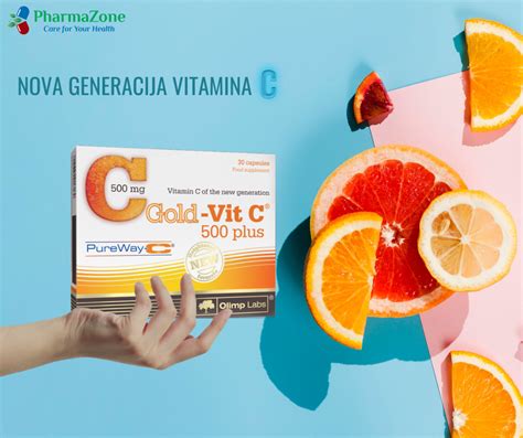 Infografika: Prikaz bioloških procesov, kjer vitamin C sodeluje (tvorba kolagena, imunski sistem, absorpcija železa).