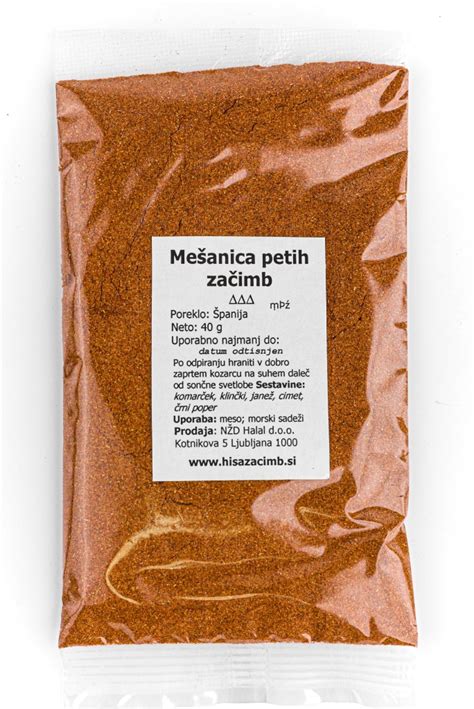 Fotografija mešanice petih kitajskih začimb v prahu