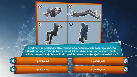 Grafični prikaz logotipa oddaje Male sive celice in studijskega prizorišča