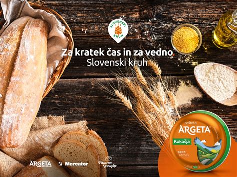 Naslovnica e-knjige z recepti za slovenski kruh