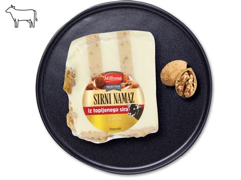 Pripravljen kutinov sir z orehi.