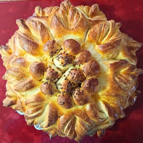 priprava makove rože iz kvašenega testa