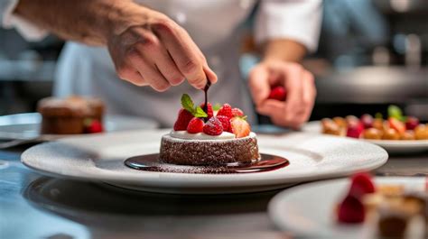 Thematic photo of dessert preparation