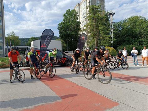 Zemljevid poti kolesarskega maratona od Velenja do Srebrenice