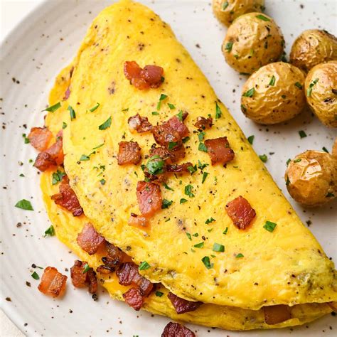 Photo of a delicious morel omelet