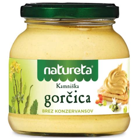 Shematski prikaz priprave omake s sestavinami, kot so gorčica, vino, paradižnik in maslo