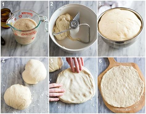 The process of making perfect pizza crust