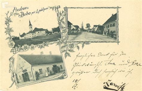 Zgodovinska fotografija stare furmanske gostilne Pr' Krištofu