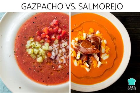 primerjava hladnih juh gazpacho in salmorejo v steklenih posodah