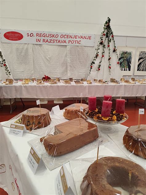 Ilustracija raznolikih slovenskih potic