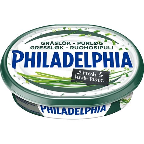 Embalaža svežega sira Philadelphia v 200g posodici.