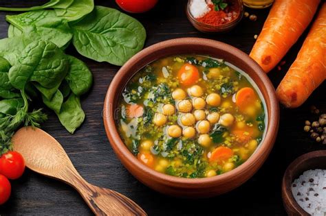 Thematic photo of a bowl of green bean and millet soup ready to eat
