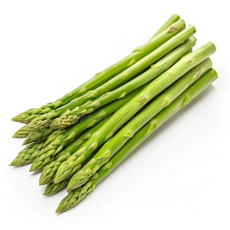 Thematic photo of fresh green asparagus