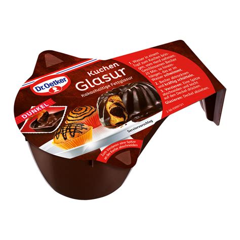 Dr. Oetker glazura za torte v skodelici ali vrečki