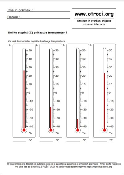 Grafični prikaz pravilne uporabe vbodnega termometra v mesu