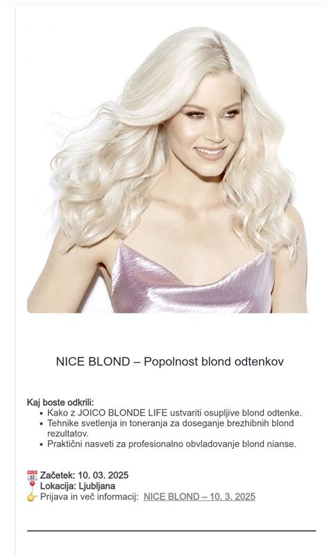 Ilustracija, ki prikazuje raznolikost blond odtenkov las.