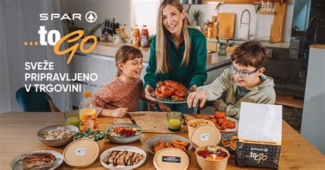 ilustracija sveže pripravljenih jedi v SPAR To Go