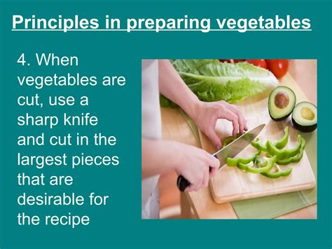 Infographics: steps for preparing vegetables